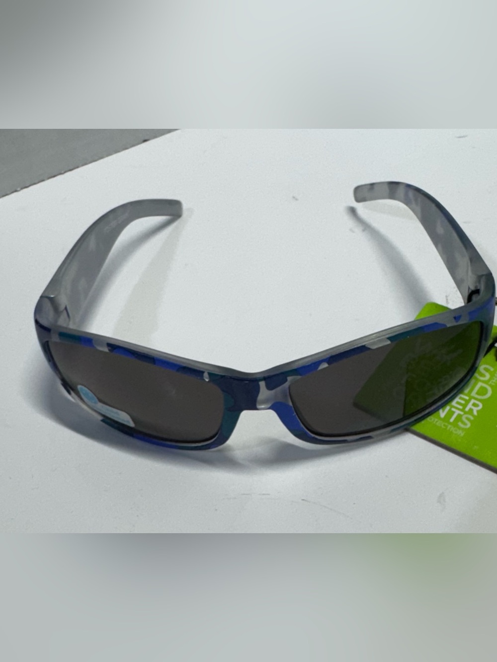 Foster Grant Kids Blue Gray Camo Sunglasses